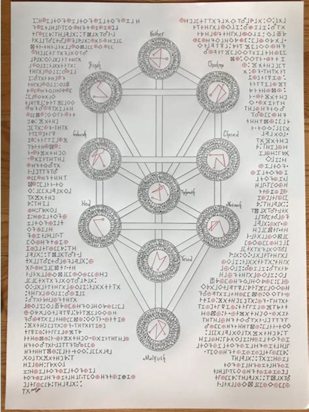 DAMIEN ECHOLS Tree of Life print